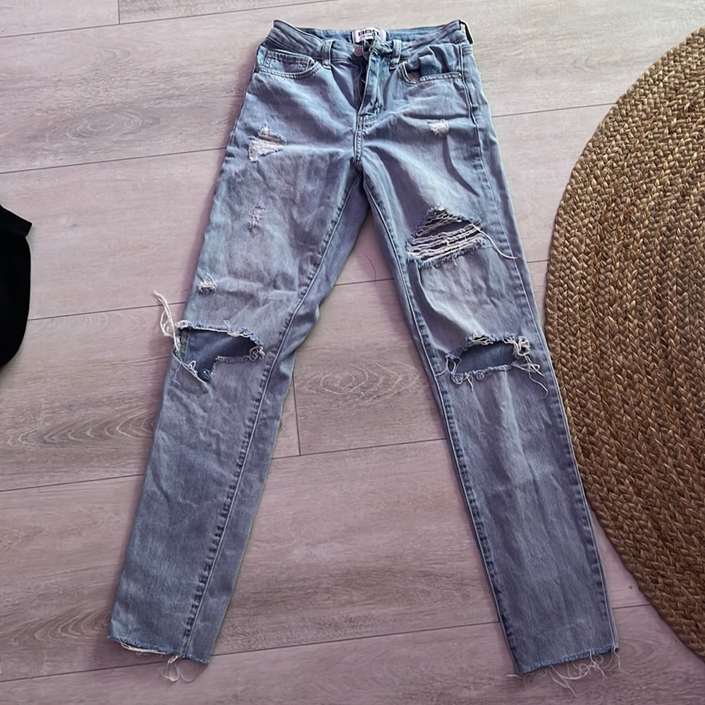 RSQ ripped blue jeans